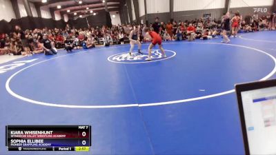 120 lbs Cons. Round 2 - Kiara Whisenhunt, Wynooche Valley Wrestling Academy vs Sophia Ellibee, Pioneer Grappling Academy