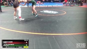 150-2A Champ. Round 1 - Sabyn Hager, Hayden vs Jacob Pacheco, Monte Vista
