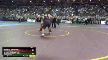 Champ. Round 1 - Zachary Pittman, Grand Island vs Ryan D. Zatechka, Omaha Westside