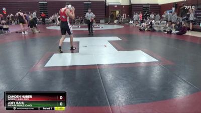 168 lbs 1st Place Match - Joey Bahl, Drexler Middle School vs Camden Huber, Waverly-Shell Rock