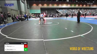 157 lbs Consi Of 16 #1 - Eliart Manzur, Celtic Wrestling vs Jayden Gonzalez, NexGen Regional Training Center