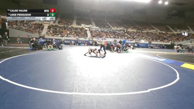 115-D2 3rd Place Match - Caleb Valrie, Mountain Pointe High School vs Luke Ferguson, Cienega High School