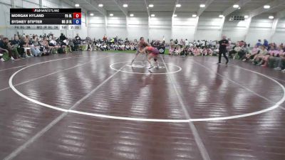 115 lbs Morgan Hyland, Pennsylvania Blue vs Sydney Stifter, Missouri Blue