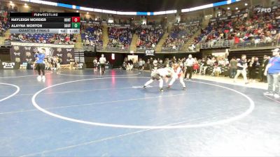 120 lbs Quarterfinal - Hayleigh Morder, Huntingdon vs Alayna Morton, South Fayette