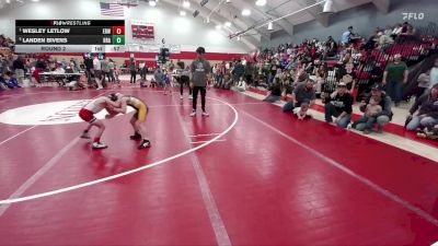 47-50 lbs Round 2 - Wesley Letlow, Eaton Reds WC vs Landen Bivens, HRA