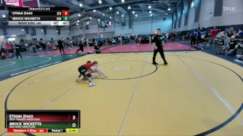 65 lbs Semifinal - Ethan Zhao, Best Trained Wrestling vs Brock Wicketts, Bar None Wrestling