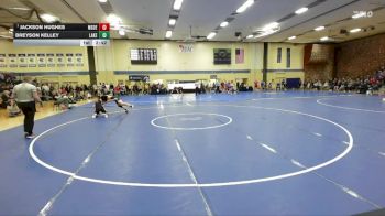 184 lbs Champ. Round 1 - Jackson Hughes, Msoe vs Breyson Kelley, Lakeland