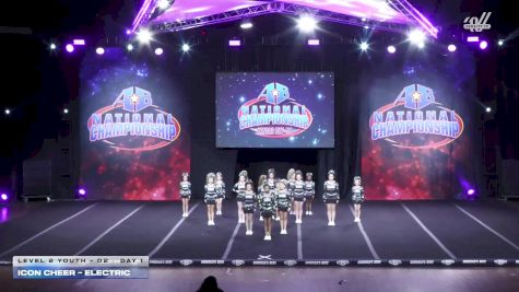 Icon Cheer - electric [2025 L2 Youth - D2 Day 1] 2025 America's Best Grand Nationals
