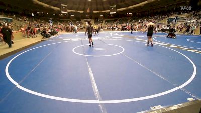 182 lbs Rr Rnd 2 - Kaleb Smith, Tulsa Blue T Panthers vs Izzayah Bear, Mojo Grappling Academy