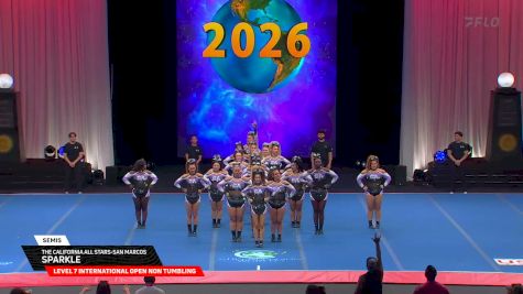 The California All Stars - Livermore - Sparkle [2026 L7 International Open Non Tumbling Semis] 2026 The Cheerleading Worlds