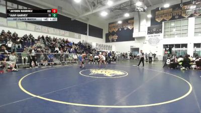 144 lbs 1st Place Match - Jayden Ramirez, Frontier vs Kavi Garvey, Fountain Valley