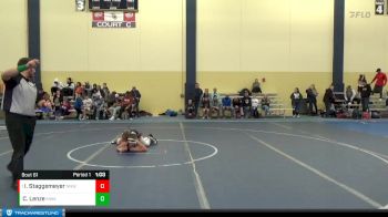 90 lbs Semifinal - Isaac Staggemeyer, No Nonsense Wrestling vs Colter Lenze, Moen Wrestling Academy