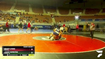 D1-175 lbs Champ. Round 1 - Jaxon Hamilton, Casteel HS vs Grady Lyons, Pinnacle