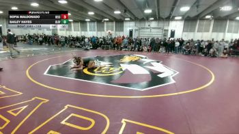 115 lbs Cons. Round 2 - Bailey Hayes, Cleveland vs Sofia Maldonado, Kelso