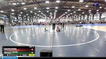 56 lbs Rd# 6- 9:00am Saturday Final Pool - Bradley Crowe, Minion Green vs Colton Fisher, Ranger Wrestling Club