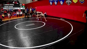 127 lbs Cons. Round 4 - Landon Spence, Marion Center Area Hs vs Shane Cronin, Bethlehem Center Hs