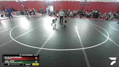 39-41 lbs Round 2 - Axel Soto, Kenosha Wrestling Academy vs Kylie Nachreiner, Wisconsin