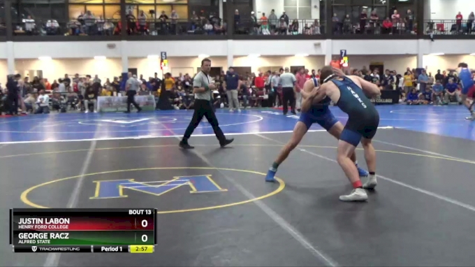 165 Freshman/Soph Champ. Round 1 - Justin Labon, Henry Ford College vs ...