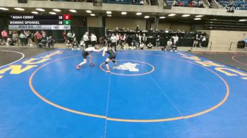 157 lbs Cons. Round 3 - Noah Cerny, Woodstock (Marian Central Catholic) vs Dominic Sponsel, Fremd