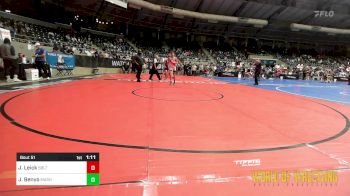 95 lbs Quarterfinal - Joseph Leick, Sebolt Wrestling Academy vs Jake Benyo, Mat Assassins