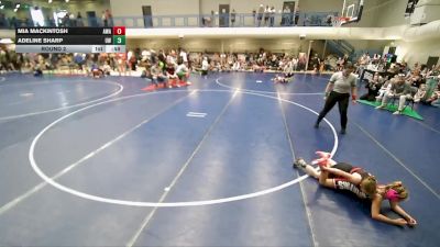70-74 lbs Round 2 - Adeline Sharp, Uintah Wrestling vs Mia Mackintosh, Aviator Wrestling Academy