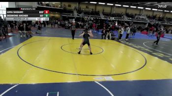 150 lbs Round Of 32 - Luka Saganic, Mt. Hope vs Desmond Archer, Scituate
