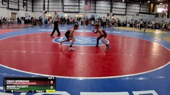 65 lbs Cons. Round 3 - Cinch Workman, North Carolina Wrestling Facto vs Reider Puckett, VB Fighthouse