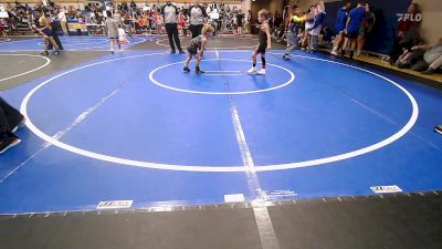 52 lbs Semifinal - Sage Zumwalt, Grove Takedown Club vs Everett Luxton, Bartlesville Wrestling Club