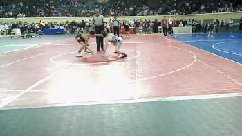 94 lbs Consi Of 4 - Carter Harris, Heritage Hall vs Trusten Douglas, Mustang Middle School