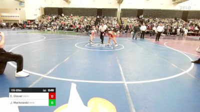 119-I2 lbs Final - Eli Glover, Orchard South WC vs John Markowski, Rhino Wrestling