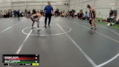 157 lbs Round 1 (4 Team) - Dominic Bates, The Wrestling Mill vs Brant Barnard, Dayton Bandits