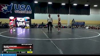 117 lbs 3rd Place Match - Blake Konichek, Wisconsin vs Sage Steele, Iowa