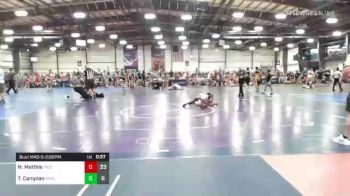 90 lbs Rr Rnd 2 - Nathan Matthis, Revival Elite vs Tomi Campian, High Rollers