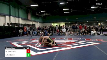 157 lbs Quarterfinal - Matt Henrich, NJ vs Leo Contino, CA