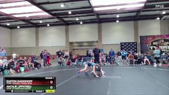92 lbs Round 1 - Natalie Lippstreu, Level Up Wrestling Center vs Easton Dadiomoff, TCWC / Mayhem / Young Guns