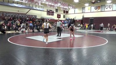 JV-16 lbs Quarterfinal - McKenna Hoeger, Prairie, Cedar Rapids vs Brilee Moeller, Solon