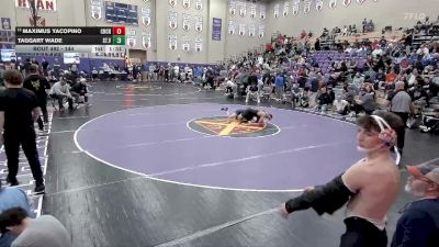 144 lbs Champ. Round 3 - Maximus Yacopino, Chattanoogan Christian vs Taggart Wade, St. Vincent St. Mary