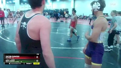 175 lbs Round 3 (10 Team) - Jacob Dawodi, Palm Bay vs Levi Love, Team Montana Laurel