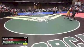 6A-215 lbs Cons. Round 2 - Tucker Corbin, Lawrence vs Ke`Juan Blake, Shawnee Mission North