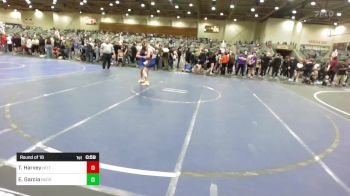 123 lbs Round Of 16 - Talon Harvey, No Team vs Ethan Garcia, Buckaroo WC