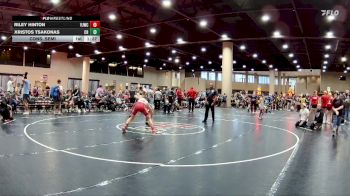 120 lbs Cons. Semi - Riley Hinton, Vandalia Jr Wrestling Club vs Xristos Tsakonas, Citrus Ridge