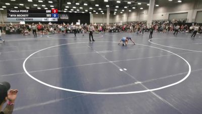 100 lbs Cons. Semis - Paola Perez, Golden Bears Wrestling Club vs Mya Beckett, Team Nazar Training Center