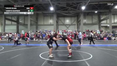 185 lbs Quarterfinal - Jazmyn Kaufman, Girard Matside vs Khloe Glass, Hill City Wrestling Club