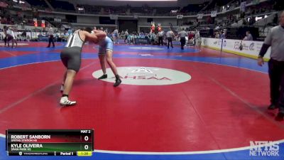 7A 195 lbs Quarterfinal - Robert Sanborn, Smiths Station Hs vs Kyle Oliveira, Spain Park Hs