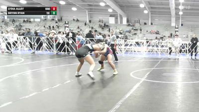 132 lbs Rr Rnd 3 - Lydia Alley, Valebound Wrestling Club - HSG vs Brynn Ryan, The Shop 814 G - HSG