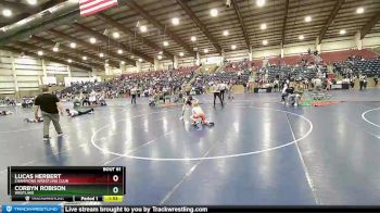 106 lbs Quarterfinal - Lucas Herbert, Champions Wrestling Club vs Corbyn Robison, Westlake