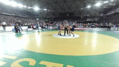 Boys 1A 285 lbs Champ. Round 1 - Hendrix Santana, College Place vs Brody Schlesser, Elma