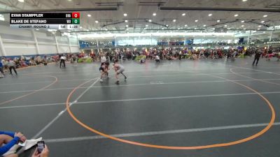 138 lbs Champ. Round 3 - Evan Stampfler, Unattached vs Blake De Stefano, Wrestling University