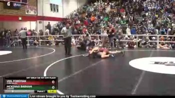 Semifinal - Veil Foreman, Star Valley vs McKenna Barham, Laramie