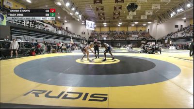165 lbs Round Of 16 - Xavier Stoops, Cornerstone Christian School vs Jack Degl, Brunswick School